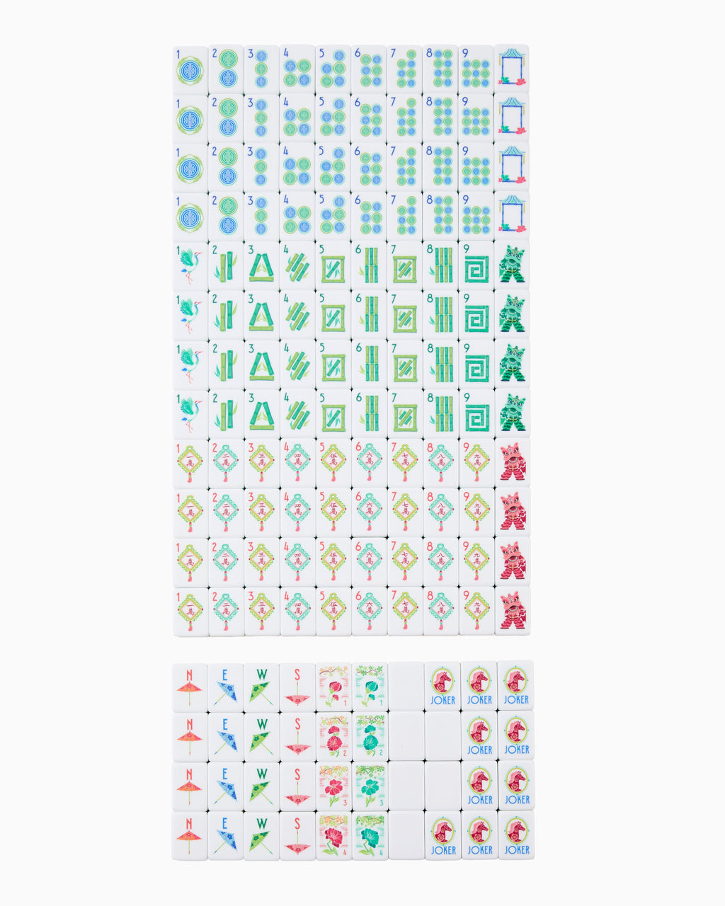 Pippa Oh My Mahjong Tiles